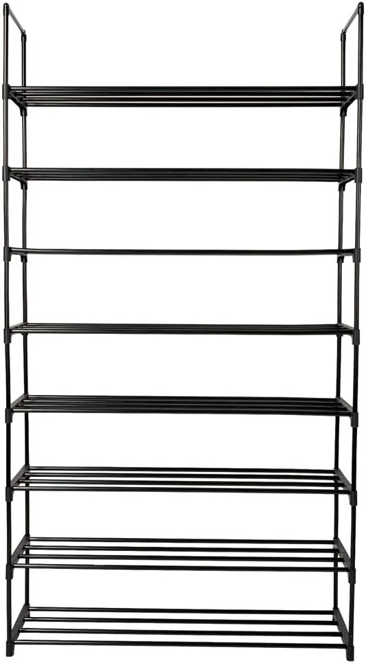 lapday Sturdy Shoe Rack, Free Standing Easy Assembled Shoe Storge Organizer f...