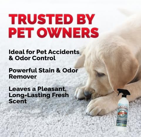 Unchained Pet Urine Stain & Odor Remover Spray – Oxygen-Based Enzyme Cleaner - Image 6