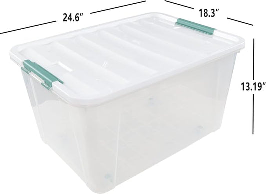 80 L Extra Large Plastic Storage Box - Image 2