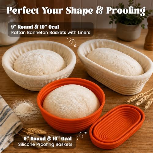 Sourdough Starter Kit with Dutch Oven - Complete Bread Baking Supplies Kit