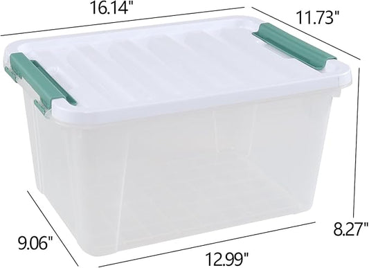 6-Pack 20 L Plastic Storage Box - Image 2