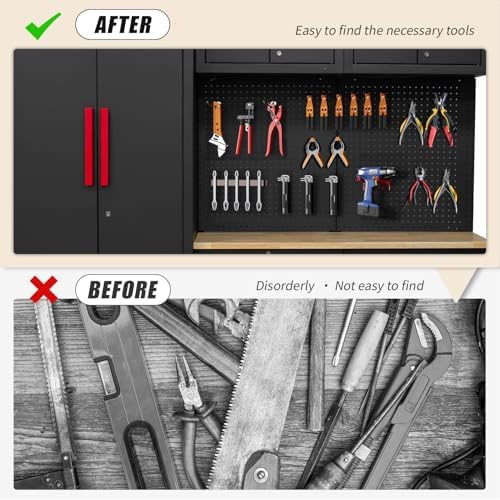 Garage Storage Cabinet System - 2 * 6-Pcs Workshop Set