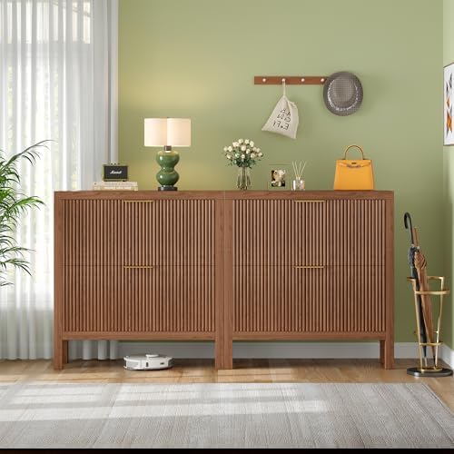 Modern 4-Tier Flip Drawer Shoe Cabinet, Freestanding Hidden Slim Narrow Shoe ...