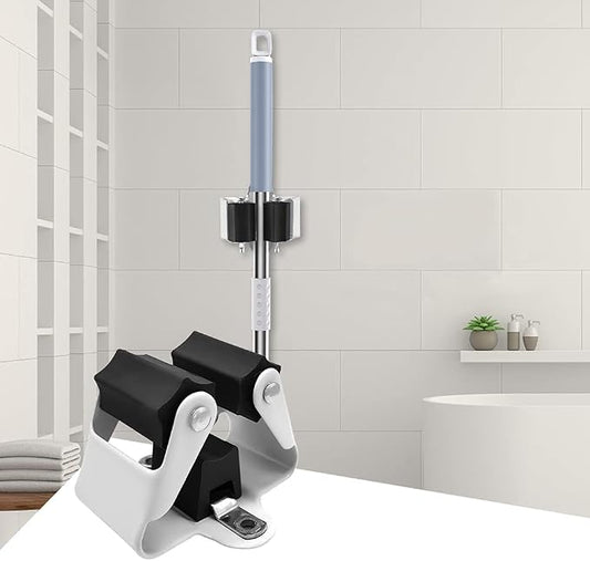 3-H Broom Hanger, Mop Holder Wall Mount 20 Pack, Broom Holder Wall Mount - Image 2
