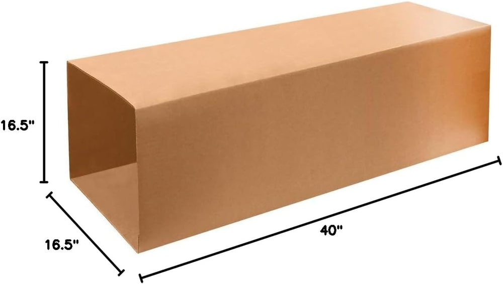Aviditi T161640OUTER Telescoping Corrugated Cardboard Box 16 1/2" L x 16...