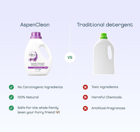 AspenClean Natural Laundry Detergent Lavender & Lemongrass - Image 2