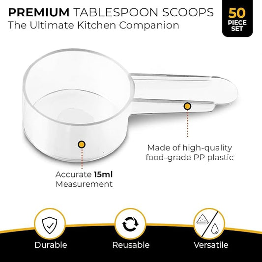 50 Pack Tablespoon Measuring Spoon Set - Image 2