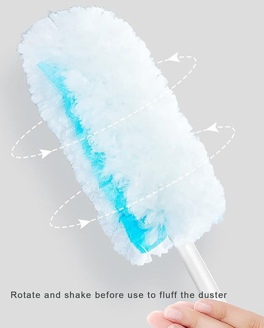 360 Degree Duster Refills White and Blue Replacement Heads 20 Counts - Image 2