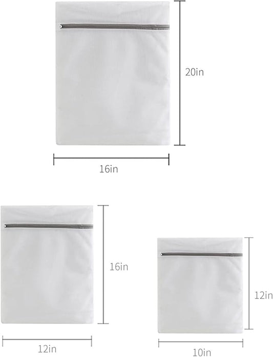Lingerie Bags for Washing Delicates, Small Fine Mesh Laundry Bags - Image 2