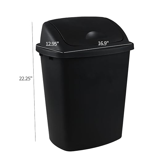 10 Gallon Plastic Garbage Bin - Image 2