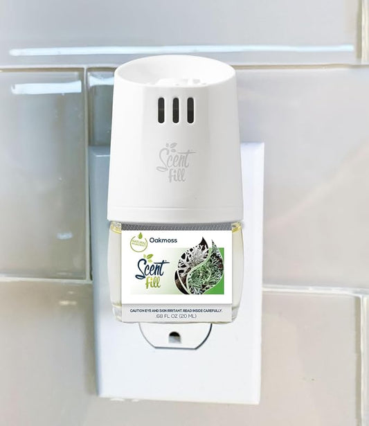 Scent Fill Oakmoss Plug in Air Freshener, 4 Scented Oil Refills - Image 2