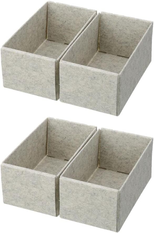 YBM HOME Clothes Drawer Organizer - Set of 2 Drawer Organizers for Bra, Under...