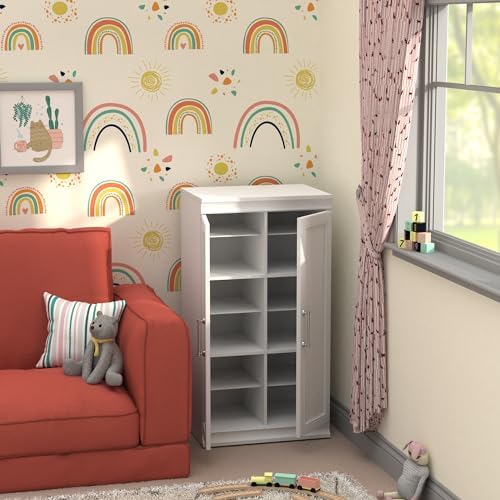 ClosetMaid Modular Storage Shelf Unit with 12 Adjustable Shelves & Divide...