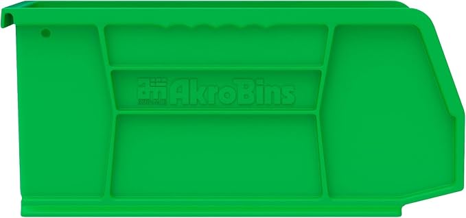 Akro-Mils 30230 AkroBins Plastic Storage Bins, Space-Saving Stackable Bins
