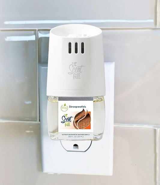 Scent Fill Stroopwafels Plug in Air Freshener, 4 Scented Oil Refills - Image 2