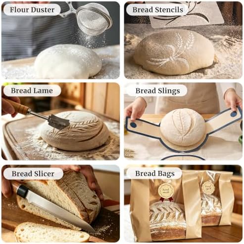 Sourdough Starter Kit with Dutch Oven - Complete Bread Baking Supplies Kit