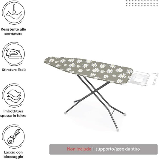 Encasa XO Ironing Board Cover and Pad 28"x12" - Image 2