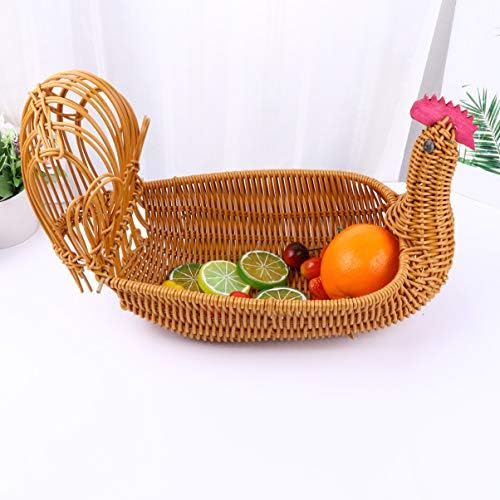 Sewroro Wicker Baskets for Storage Woven Basket Organizer Thanksgiving Servin...