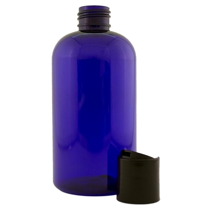GreenHealth 8 fl oz Cobalt Blue Plastic Bottle by Greenals