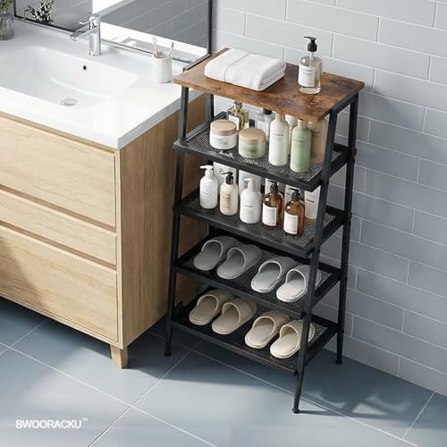 A-Shaped Shoe Rack, 5-Tier, Holds 10 Pairs, Tall Storage