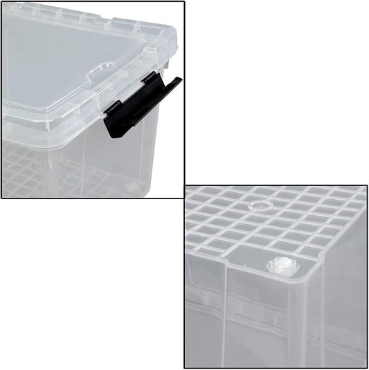 Ggbin 4 Packs 50 Quart Plastic Container Bin - Image 2
