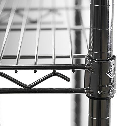 Shelving Inc. 8" d x 30" w x 96" h Chrome Wire Shelving with 6...