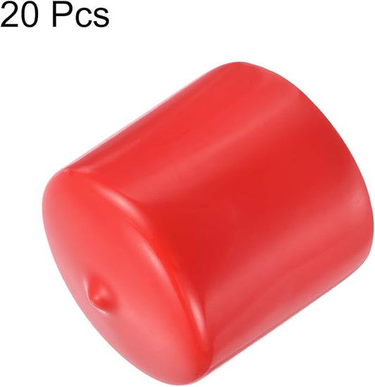 uxcell 20pcs Rubber End Caps 43mm ID Vinyl Round Tube Bolt Cap Cover Thread - Image 2