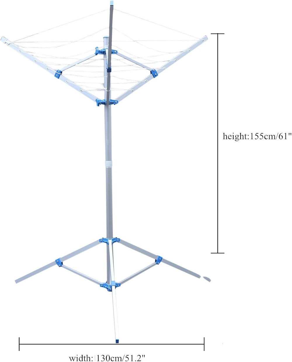Clothes Line Outdoors Clothes Drying Rack Umbrella Drying Racks Folding Cloth...