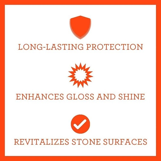 TriNova Granite Sealer & Protectant 18 oz & Gallon Refill Bundle - Image 2
