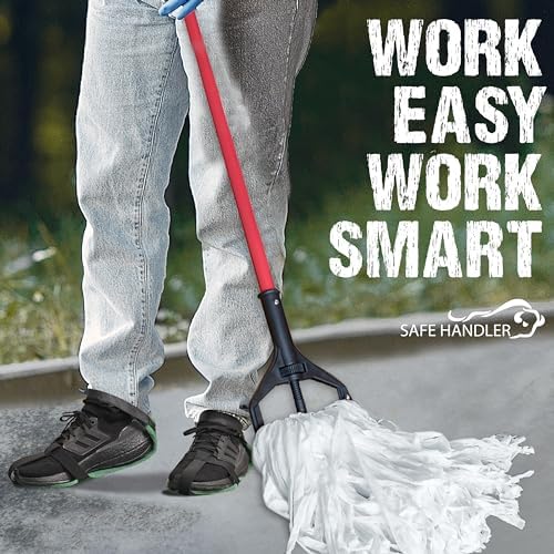 SAFE HANDLER Washable Shoe Scrubber for Floor Cleaning, Slip-Resistant, Easil...