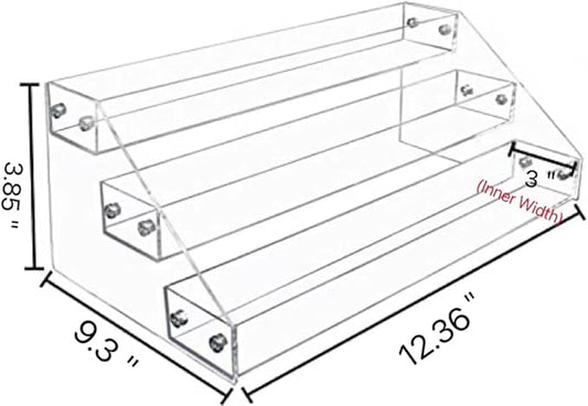 PMMASTO Widen Tiered Spice Rack, Seasoning Organizer, Kitchen Organization and - Image 2