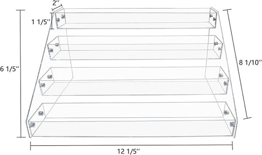 PMMASTO Tiered Spice Rack, Seasoning Organizer, Kitchen Organization and Storage - Image 2