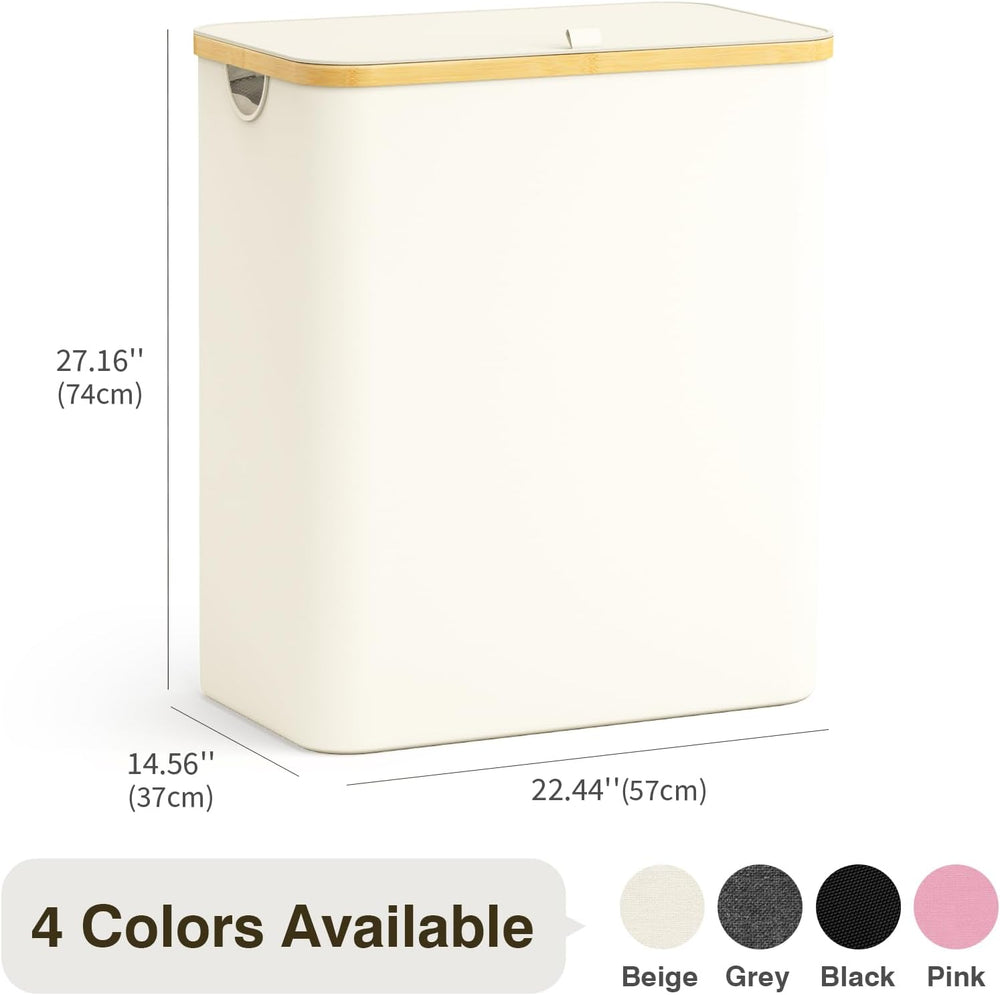 Hampers for Laundry Basket with Lid, 160L Large Laundry Hamper 3 Section