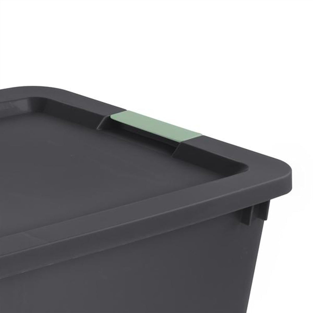 Sterilite 8-Pack Latch Tote, Stackable Plastic Storage Bin Containers, 45 Gal...