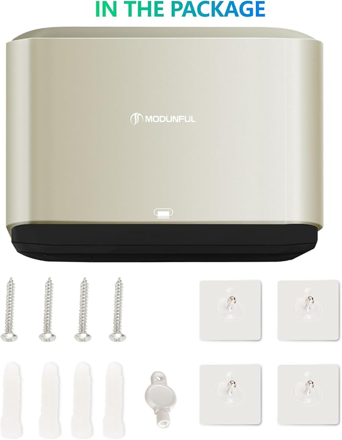 C-Fold Paper Towel Dispenser for Bathroom: Compact 200 Sheets Large Capacity - Image 7