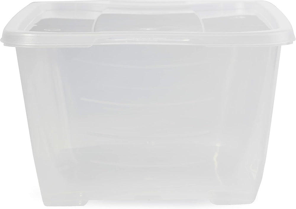 Life Story 6 Liter Plastic Storage Container Set, Stackable Shoe, Accessory, ...