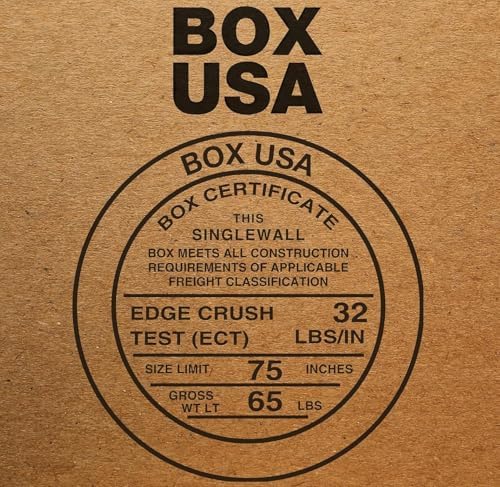 BOX USA Long Boxes Holds 65lbs, 32x12x12 20-Pk for Shipping & Packing