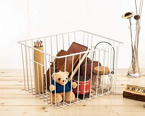 SANNO Freezer Baskets Freezer Wire Storage Basket, Organizer Food Storage Bin...