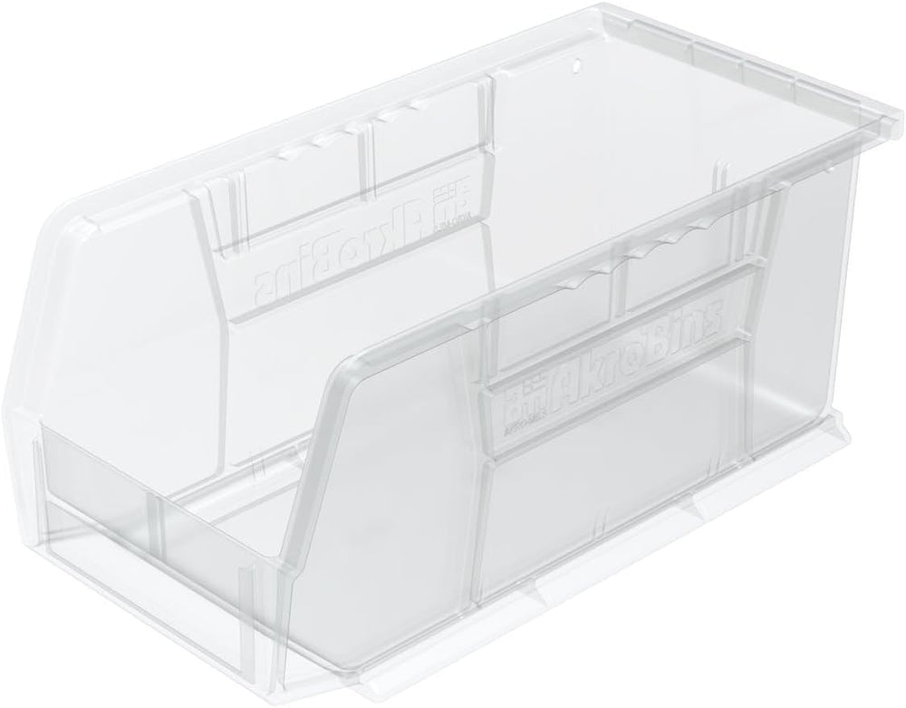 Akro-Mils 30230 AkroBins Plastic Storage Bins, 11"x5"x5", Clea...