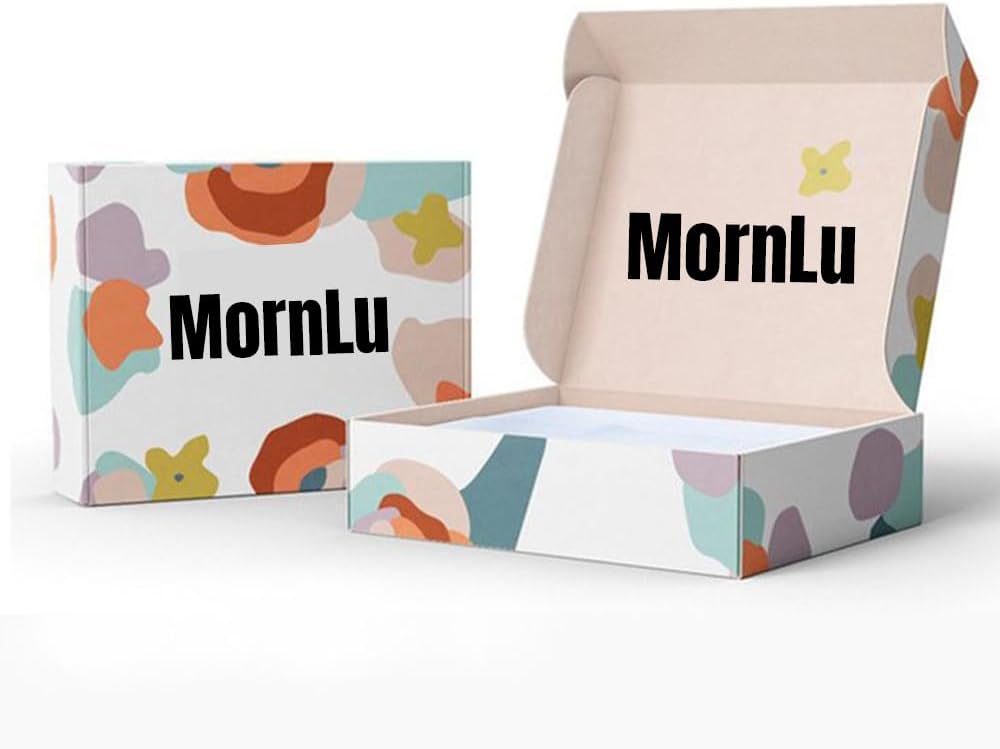 10Pack Custom Packaging Boxes - Personalize with Photo, Logo, or Text | Corru...