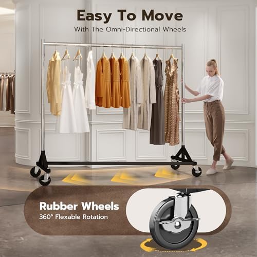 HOKEEPER Z Rack for Clothes Heavy Duty Clothing Rack Hold 500 LBS