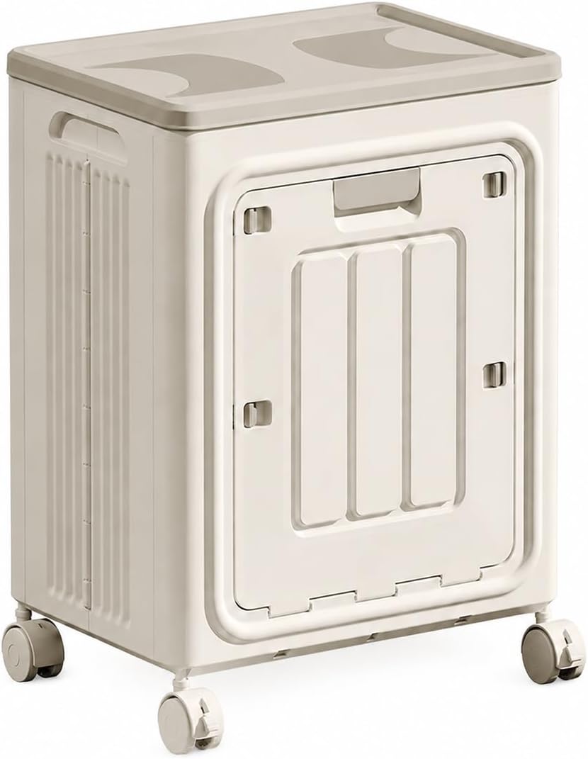 UFORU Rolling Laundry Hamper, Large Capacity with Lid & Wheels for Laundry