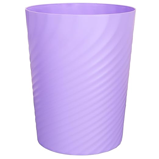 UUJOLY Plastic Small Trash Can Wastebasket, Garbage Container Basket by UUJOLY