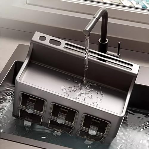 Multifunctional Spice Rack Organizer Wall Mounted with Knife Holder Kitchen H...