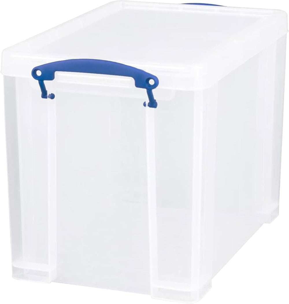 Really Useful Box 19 Liter Plastic Stackable Storage Container w/Snap Lid &am...