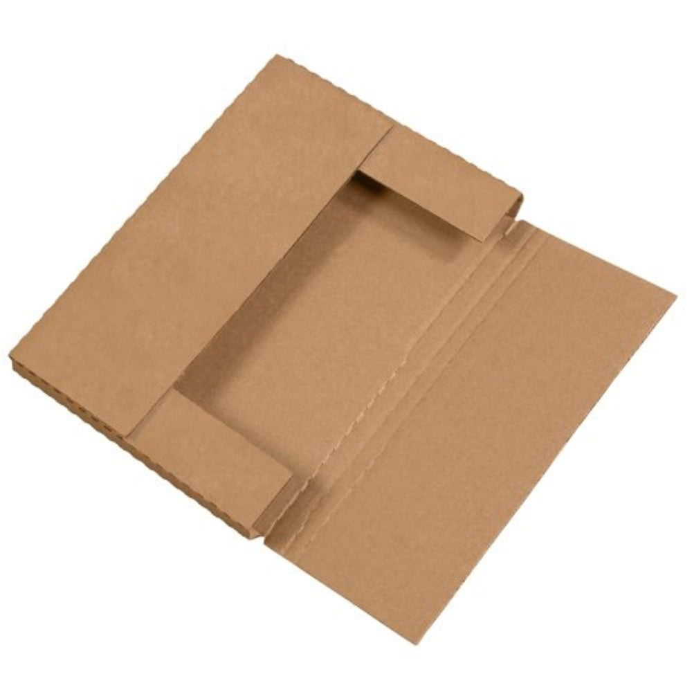 BOX USA Brown Kraft Easy-Fold Mailing Boxes, 12 x 10 1/2 x 2 Inches, Pack of ...