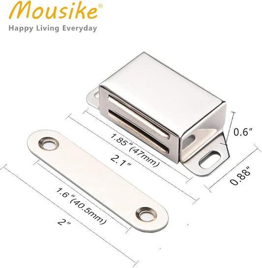 Mousike Cabinet Magnets 30lb Stainless Steel Magnetic Door Catch - Image 2