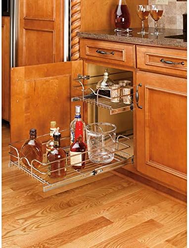 Rev-A-Shelf - 5WB2-1522-CR - 15 in. W x 22 in. D Base Cabinet Pull-Out Chrome...