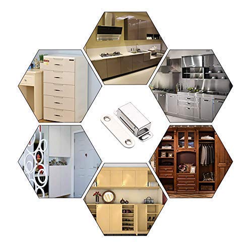 Mousike Cabinet Magnets Magnetic Door Catch Stainless Steel Door Magnet - Image 8