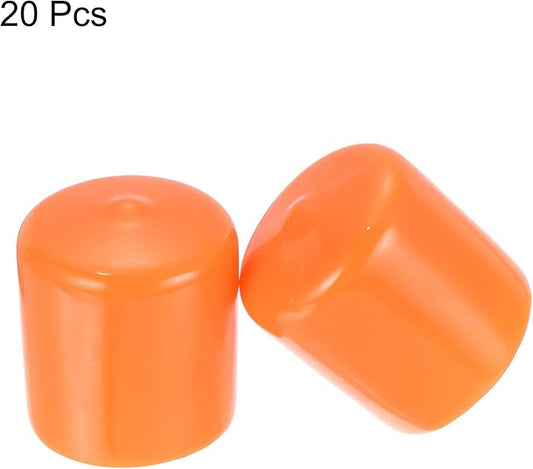 uxcell 20pcs Rubber End Caps 30mm ID Vinyl Round Tube Bolt Cap Cover Screw - Image 2